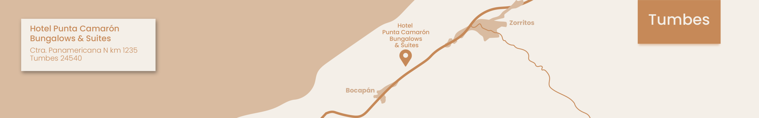 Hotel en Zorritos Punta Camarón Bungalows & Suites